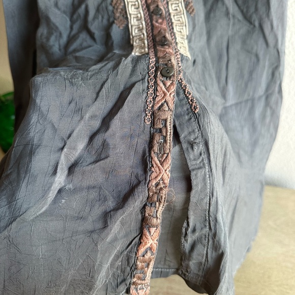 Johnny Was Embroidered Button Down Dress - Picture 16 of 16